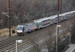 NJT 4649 arriving Hamilton station